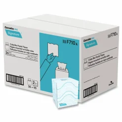 Cascades PRO Signature Facial Tissue, Cube Box, 2-Ply, White, 90 Sheets/Box, 36 Boxes/Carton