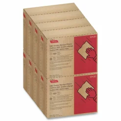 Cascades PRO Tuff-Job Double Recrepe Wipers, 9.75 x 16.5, White, 100/Box, 8 Box/Carton