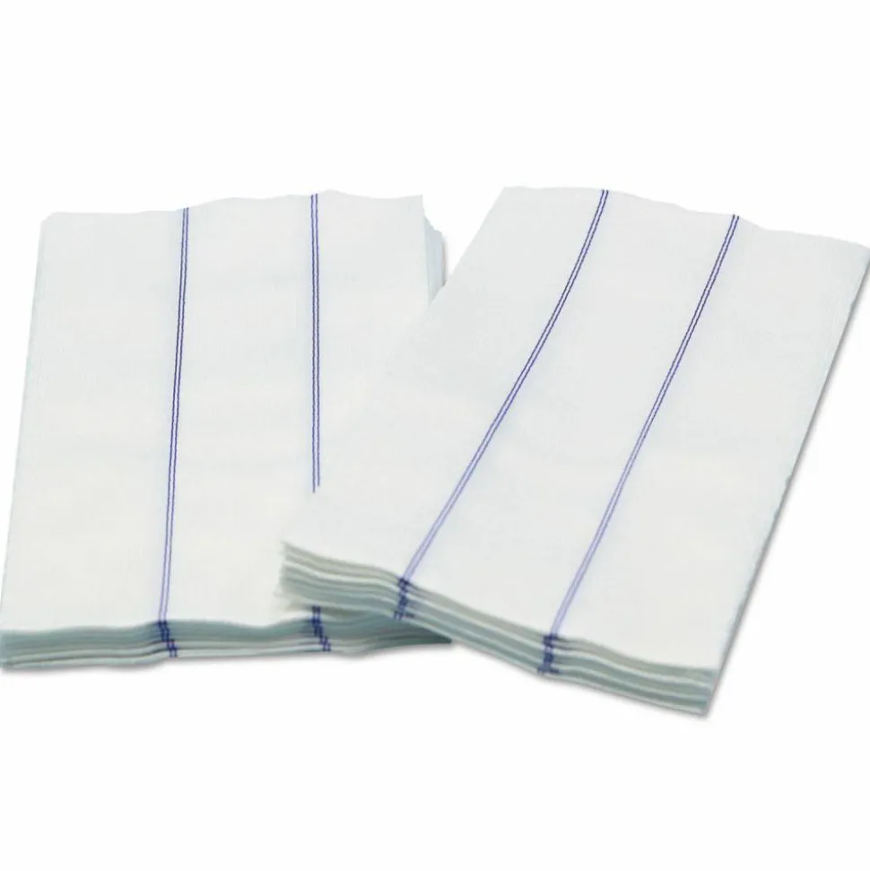 Cascades PRO Tuff-Job Foodservice Towels, 1/4 Fold, 13 x 24, White/Blue, 72/Carton