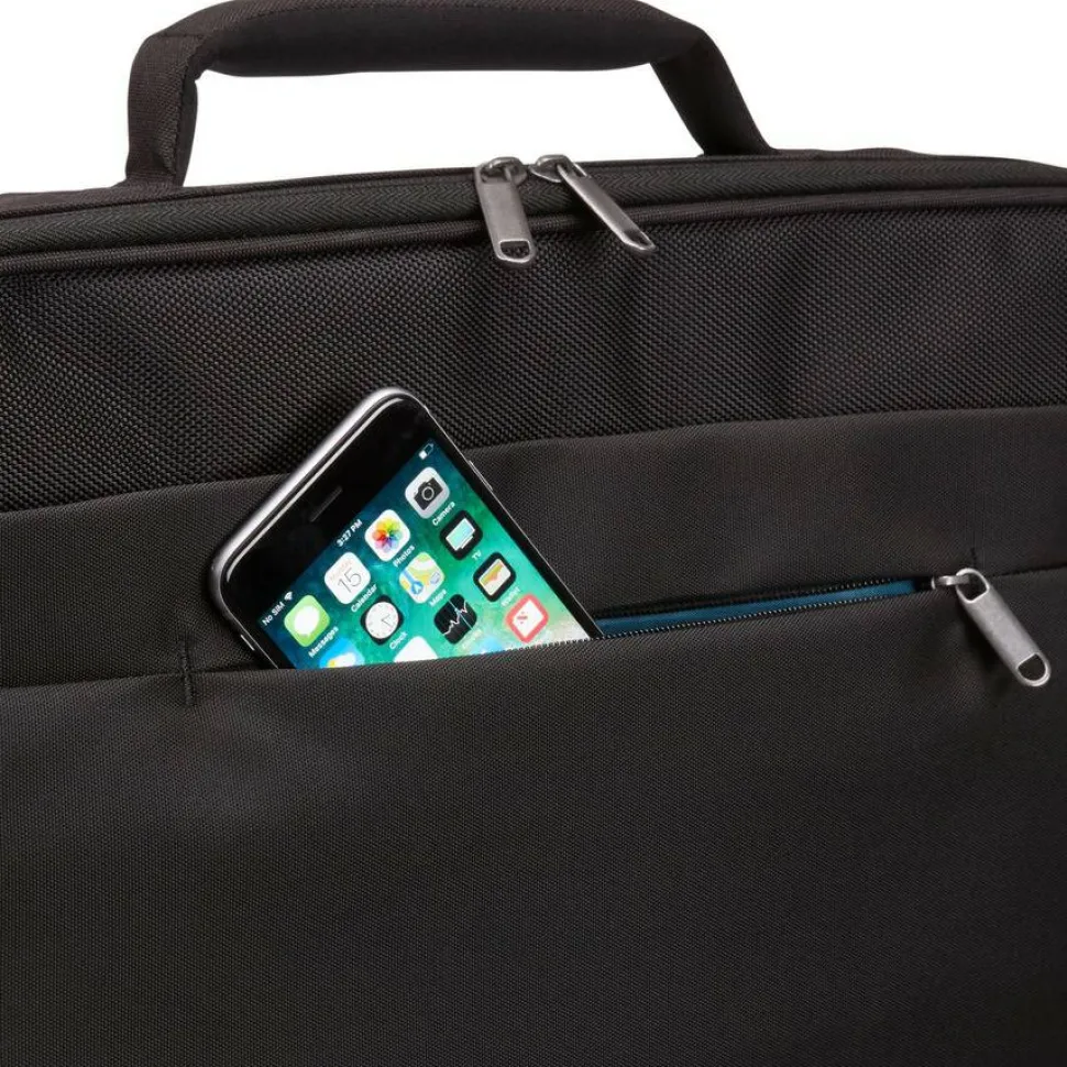 Case Logic Advantage ADVB-116 Carrying Case (Briefcase) for 10.1" to 15.6" Notebook, Tablet PC, Pen, Electronic Device - Black