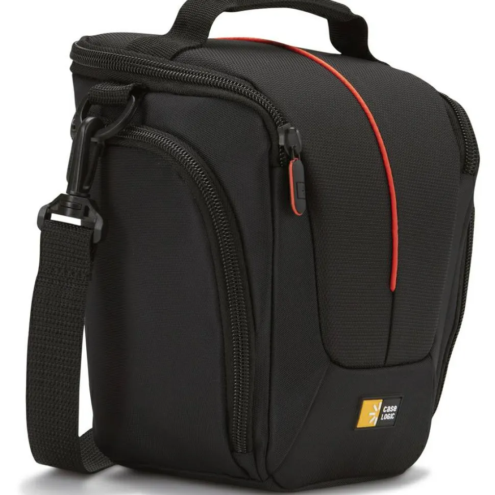 Case Logic DCB-306 Carrying Case (Holster) Camera, Accessories, Battery, Cable, Lens Cap, Memory Card, Cloth - Black
