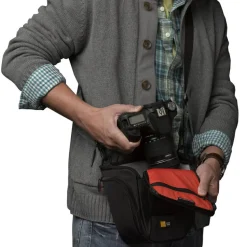 Case Logic DCB-306 Carrying Case (Holster) Camera, Accessories, Battery, Cable, Lens Cap, Memory Card, Cloth - Black