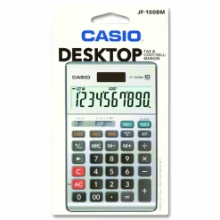 Casio JF100BM Solar/Battery-Powered Calculator