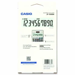 Casio JF100BM Solar/Battery-Powered Calculator