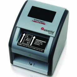 Cassida OmniID Counterfeit Detector for USD, 3 Detection Methods, 6" x 6.9" x 7", Gray