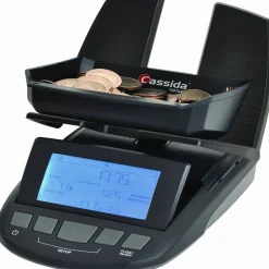 Cassida TillTally Money Scale, 1 lb Capacity, 6 x 3 Platform, Black