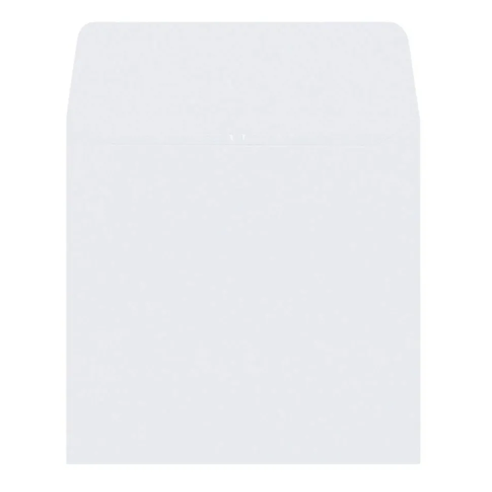 CD/DVD Window Envelopes, 5" x 5", White, Pack Of 50