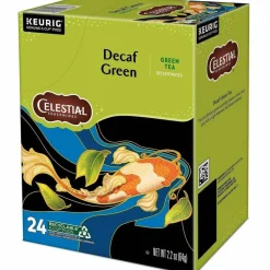Celestial Seasonings Decaffeinated Green Tea K-Cups, 96/Carton