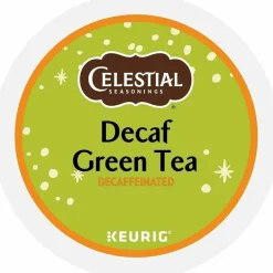 Celestial Seasonings Decaffeinated Green Tea K-Cups, 96/Carton