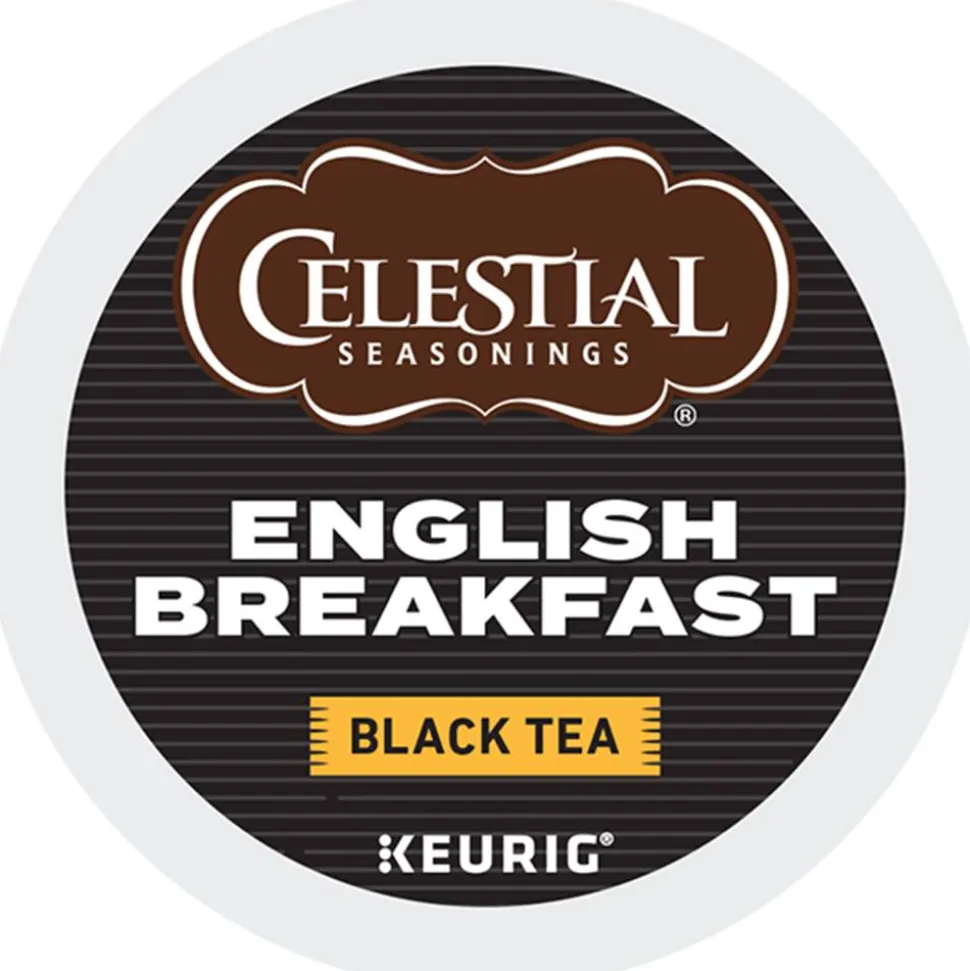 Celestial Seasonings English Breakfast Tea Single-Serve K-Cup, Carton Of 96