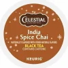 Celestial Seasonings Single-Serve K-Cup Pods, Original India Spice Chai Tea, Box Of 24