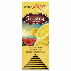 Celestial Seasonings Tea, Herbal Lemon Zinger, 25/Box
