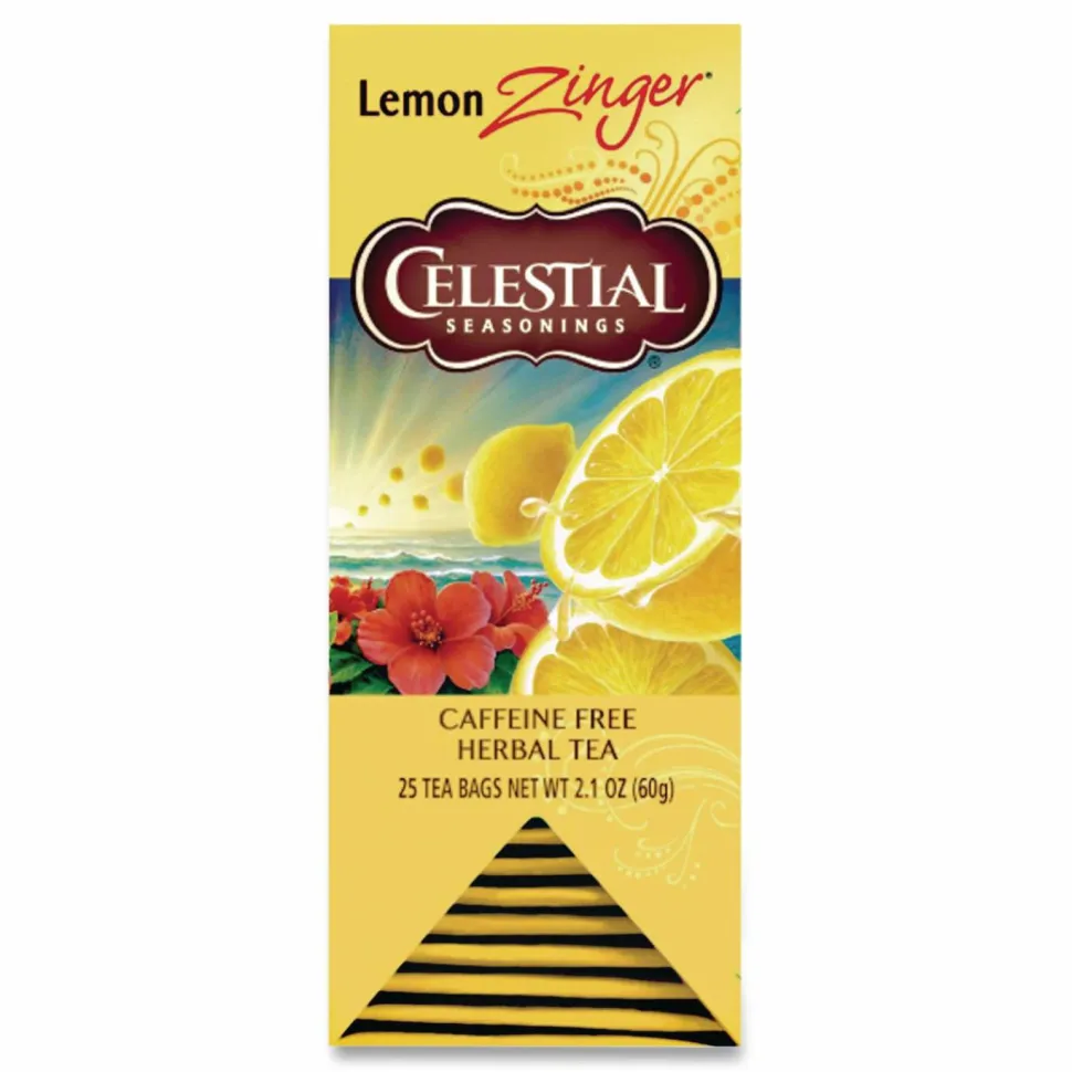 Celestial Seasonings Tea, Herbal Lemon Zinger, 25/Box
