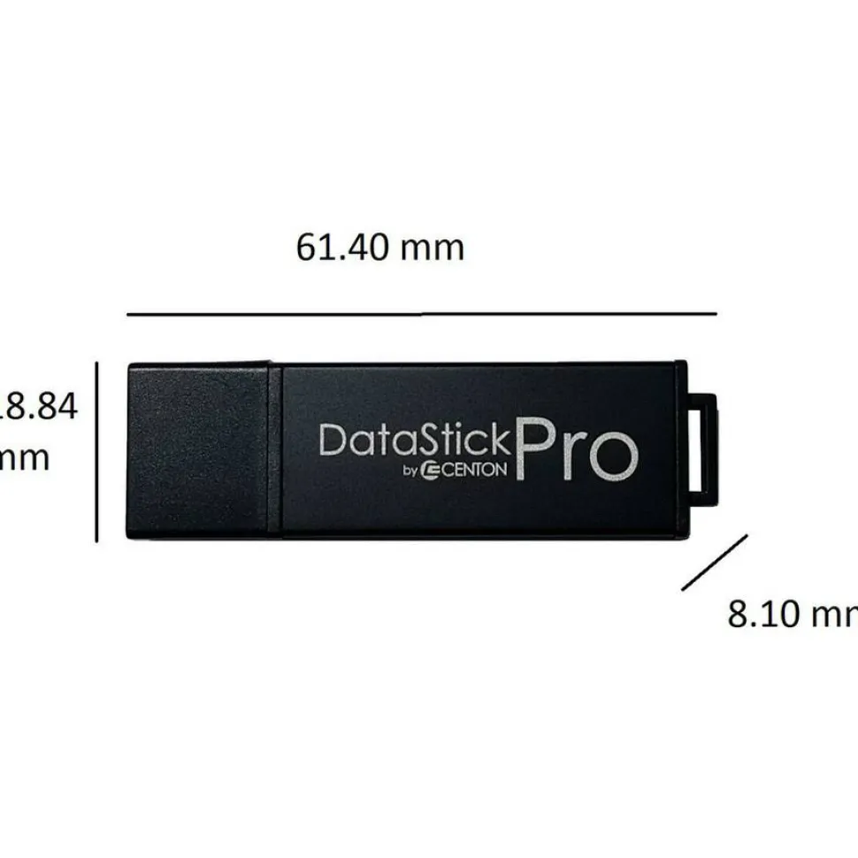 Centon 16GB DataStick Pro USB 2.0 Flash Drive - 10 Pack