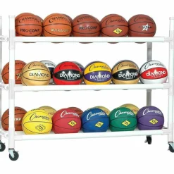 Champion Sports 30 Basketball Heavy-Duty Cart