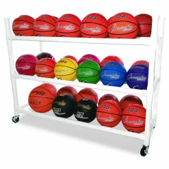 Champion Sports 30 Basketball Heavy-Duty Cart