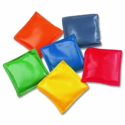 Champion Sports 4" Rainbow Bean Bags - 12 / Set - Assorted, Red, Yellow, Green, Orange