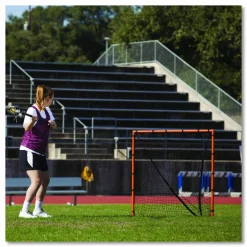 Champion Sports Backyard Lacrosse Goal and Net, 4 ft x 4 ft, 1.25" dia Frame