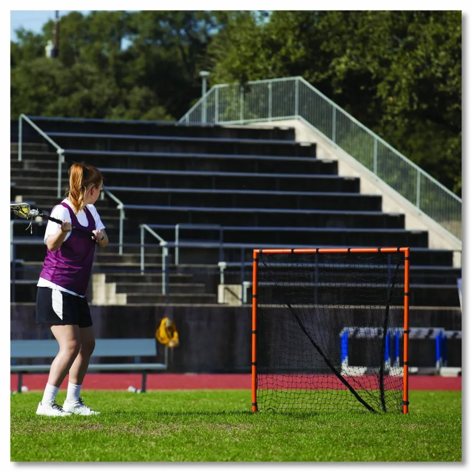 Champion Sports Backyard Lacrosse Goal and Net, 4 ft x 4 ft, 1.25" dia Frame