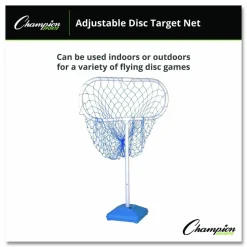 Champion Sports Disc Target Game Net, 30" x 12" x 24" to 36" h