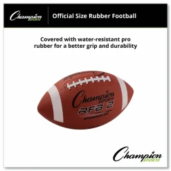 Champion Sports Intermediate Rubber Football - 11