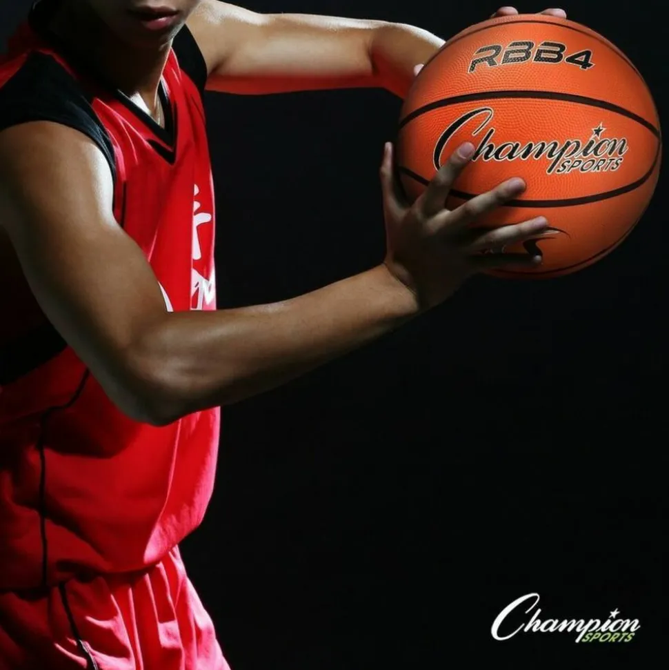 Champion Sports Intermediate Basketball, Size 6, Orange