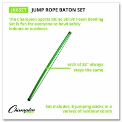 Champion Sports Jump Rope Baton Set, 32