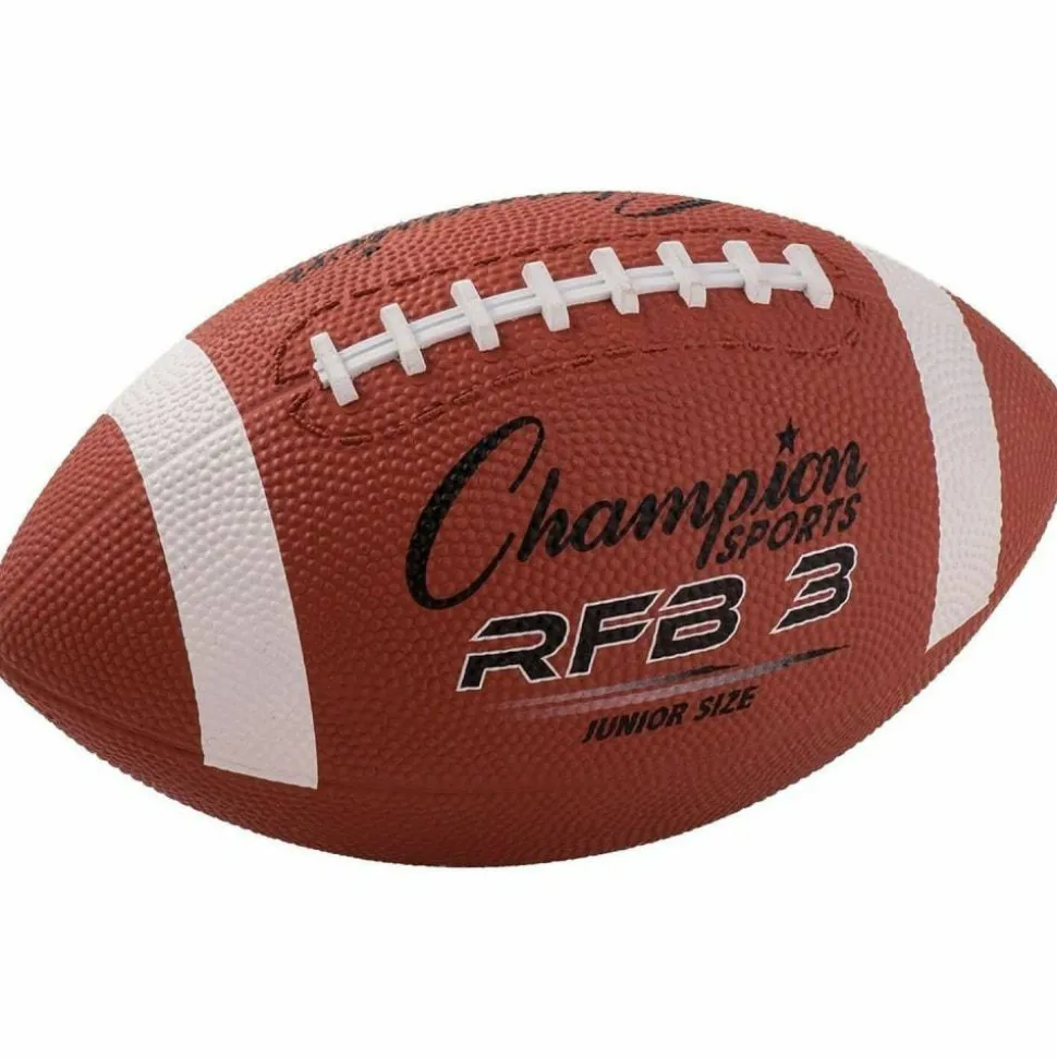 Champion Sports Junior Rubber Football, 9"