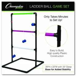 Champion Sports Ladder Ball Game Set, (2) 22
