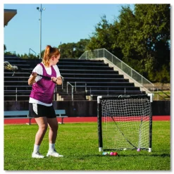 Champion Sports Mini Lacrosse Goal, 3 ft x 3 ft, 1.5