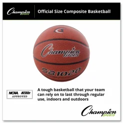 Champion Sports Official Size Composite Basketball - 29.50