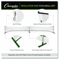 Champion Sports Pickleball Net, 36 ft x 22"