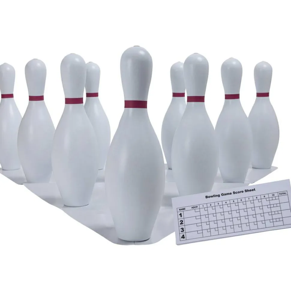 Champion Sports Plastic Bowling Pin Set