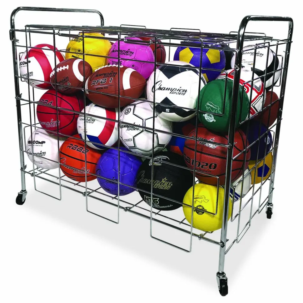 Champion Sports Portable Lockable Ball Locker