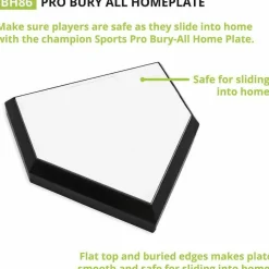 Champion Sports Pro Bury All Homeplate