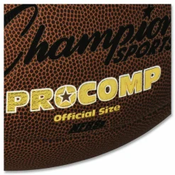 Champion Sports Pro Composite Football, Official Size, Brown