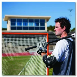 Champion Sports Pro High School Lacrosse Goal, 6 ft x 6 ft, 1.65