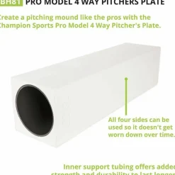 Champion Sports Pro Model 4-Way Pitcher's Box