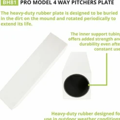 Champion Sports Pro Model 4-Way Pitcher's Box