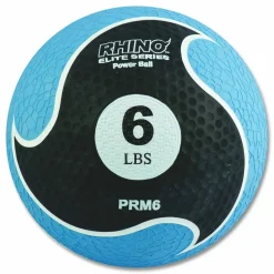 Champion Sports Rhino Elite Medicine Ball, 6 lb, Blue