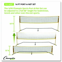 Champion Sports Rhino Port-A-Net Set, 36