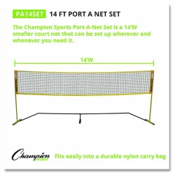 Champion Sports Rhino Port-A-Net Set, 36
