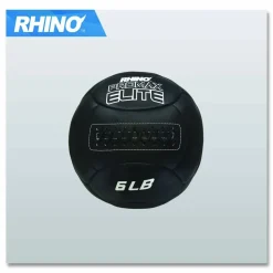 Champion Sports Rhino Promax Elite Medicine Ball, 6 lb, Black