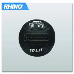 Champion Sports Rhino Promax Elite Medicine Ball, 10 lb, Black