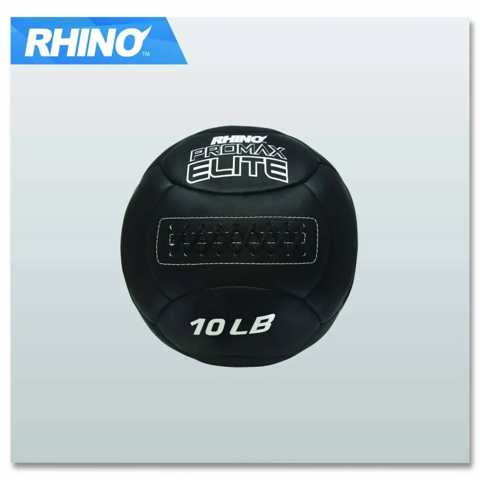 Champion Sports Rhino Promax Elite Medicine Ball, 10 lb, Black