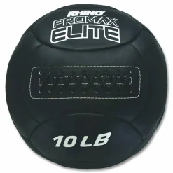Champion Sports Rhino Promax Elite Medicine Ball, 10 lb, Black