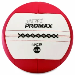 Champion Sports Rhino Promax Medicine Ball, 25 lb, Red