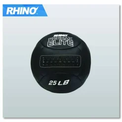 Champion Sports Rhino Promax Elite Medicine Ball, 25 lb, Black