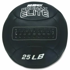 Champion Sports Rhino Promax Elite Medicine Ball, 25 lb, Black