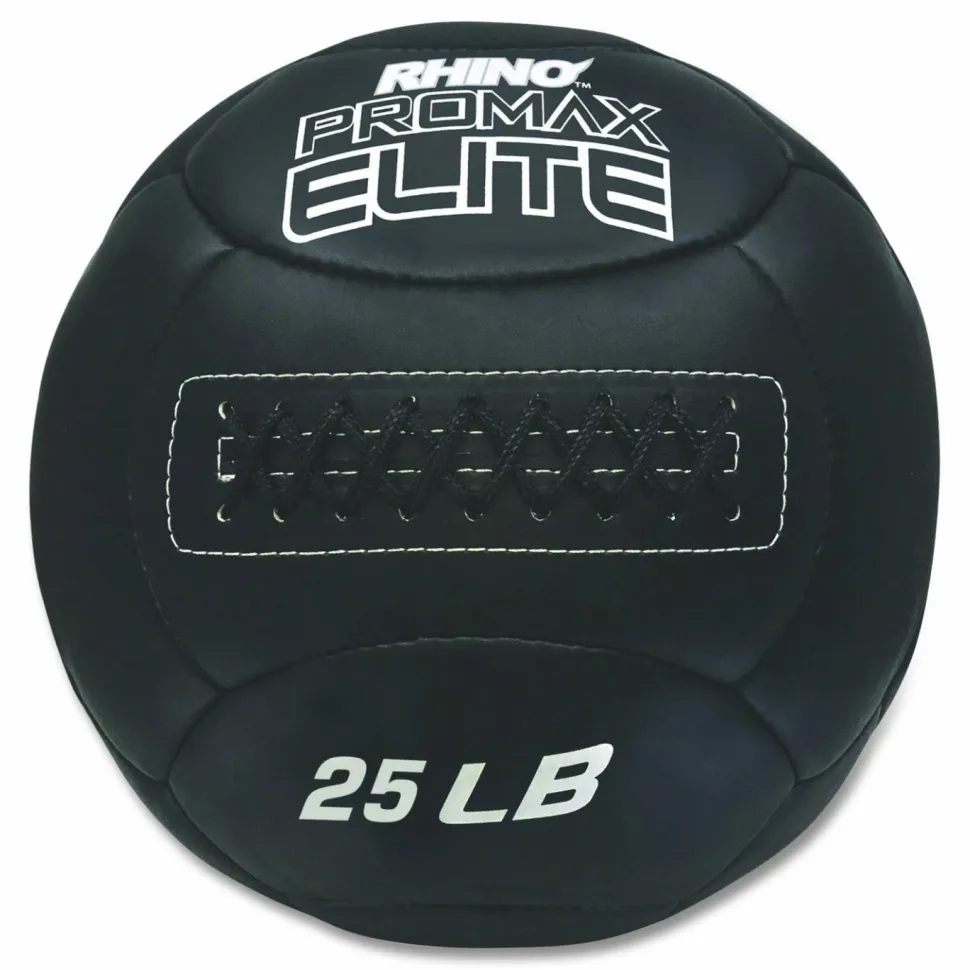 Champion Sports Rhino Promax Elite Medicine Ball, 25 lb, Black